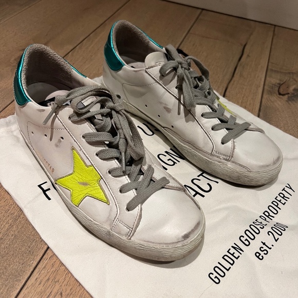 Golden Goose Superstar Leather Sneaker Size 37 - Picture 1 of 9